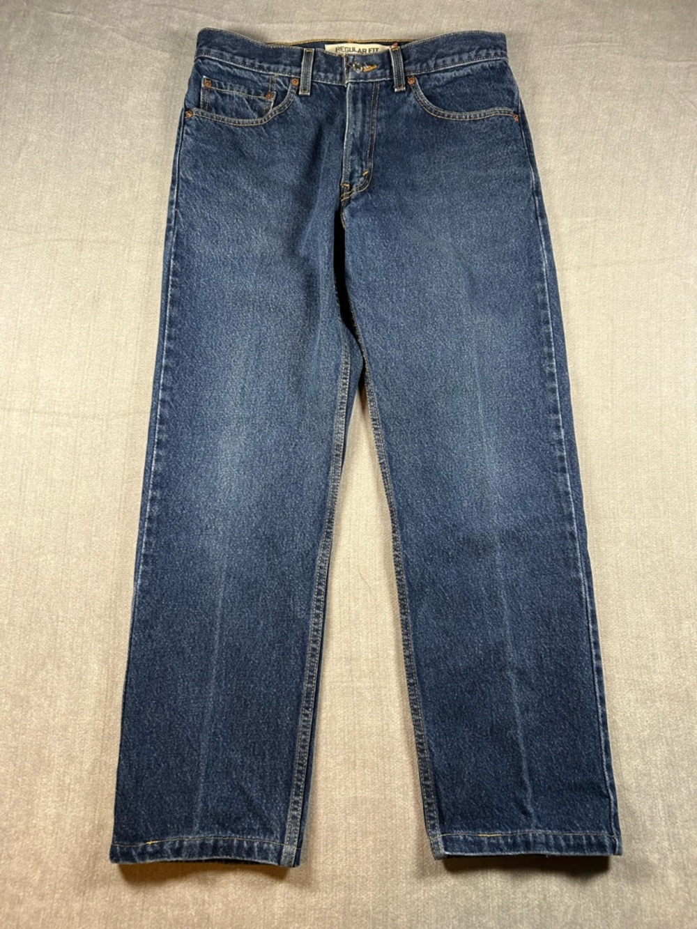 Levi's 505 Men's Straight Jeans in Dark Blue Denim W32 L30
